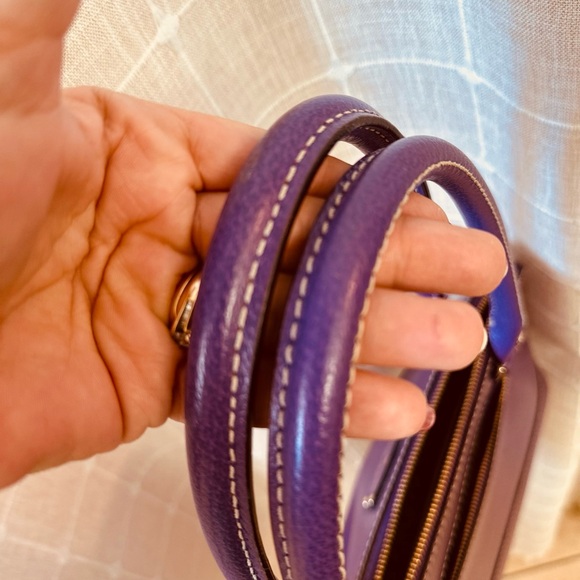 Kate Spade Rich Purple Statement Satchel - Picture 9 of 9